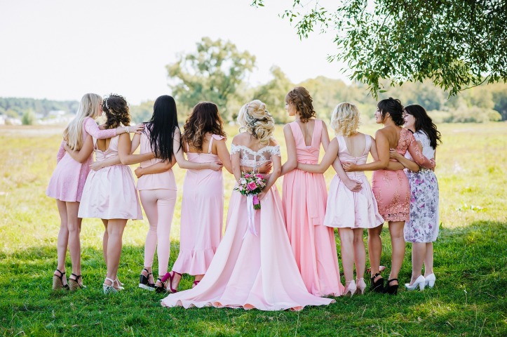 Image of a wedding party